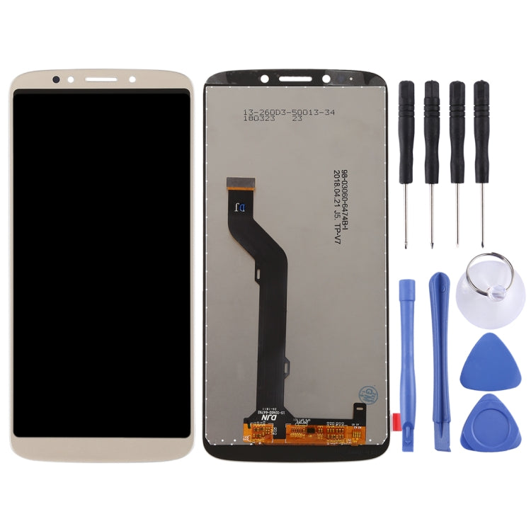 TFT LCD Screen for Motorola Moto E5 Plus with Digitizer Full Assembly (Gold) - LCD Screen by PMC Jewellery | Online Shopping South Africa | PMC Jewellery