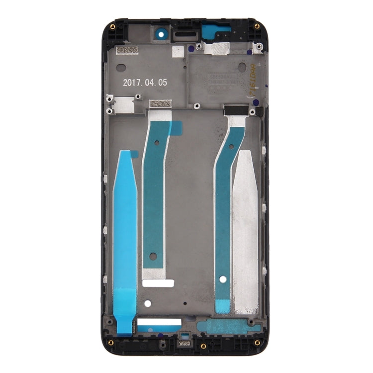 For Xiaomi Redmi 4X Front Housing LCD Frame Bezel(Black) - Frame Bezel Plate by PMC TechLife | Online Shopping South Africa | PMC TechLife