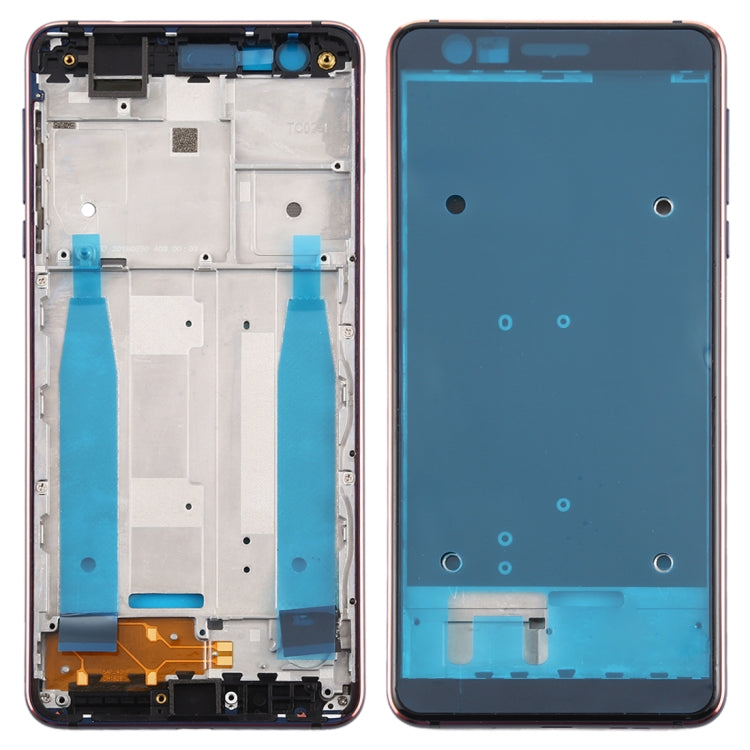 Front Housing LCD Frame Bezel Plate for Nokia 3.1 TA-1049 TA-1057 TA-1063 TA-1070 (Blue) - Full Housing Cover by PMC TechLife | Online Shopping South Africa | PMC TechLife