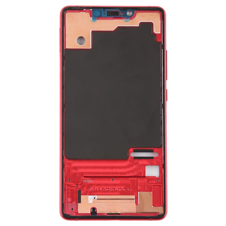 Middle Frame Bezel with Side Keys for Xiaomi Mi 8 SE (Red) - Frame Bezel Plate by PMC TechLife | Online Shopping South Africa | PMC TechLife
