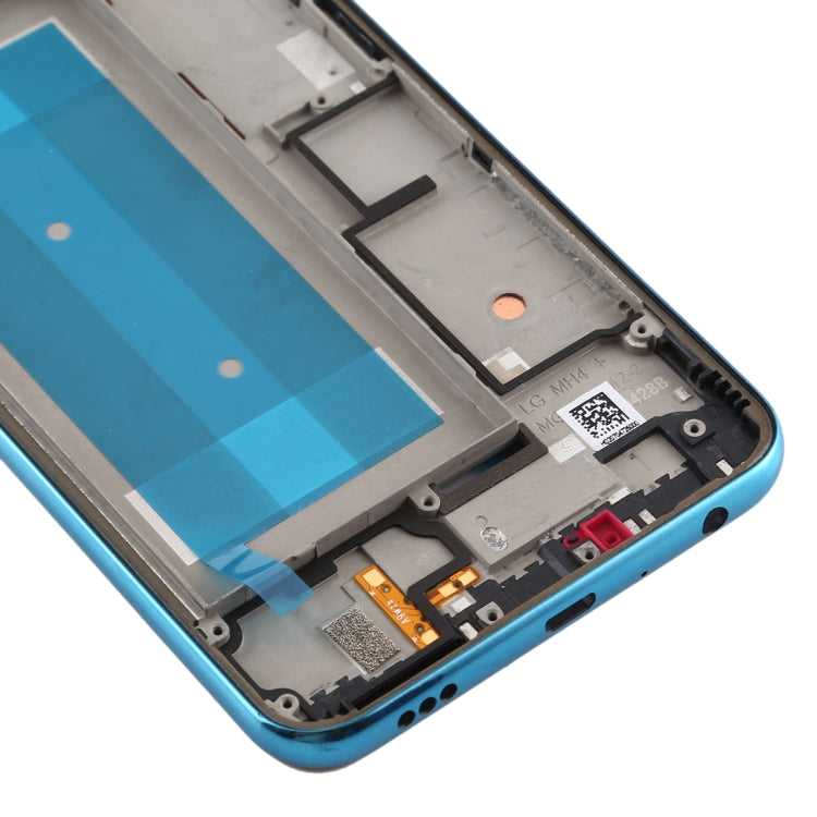 Front Housing LCD Frame Bezel Plate for LG K50 / K12 MAX / LMX520BMW / LMX520EMW(Single SIM Version)(Blue) - For LG by PMC TechLife | Online Shopping South Africa | PMC TechLife