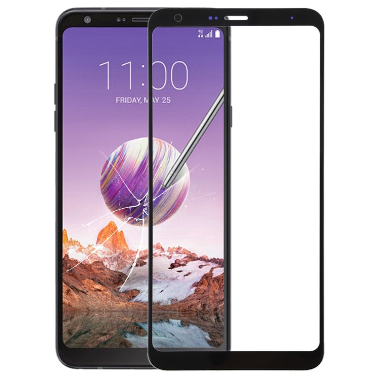 Front Screen Outer Glass Lens for LG Stylo 4 /  Q710 / Q710MS / Q710CS (Black) - free shipping - PMC TechLife - Order now!