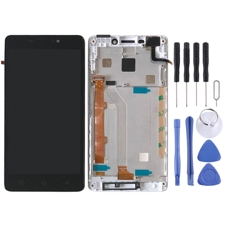 OEM LCD Screen for Lenovo Vibe P1m P1ma40 P1mc50 Digitizer Full Assembly with Frame (White) - free shipping - PMC TechLife - Order now!