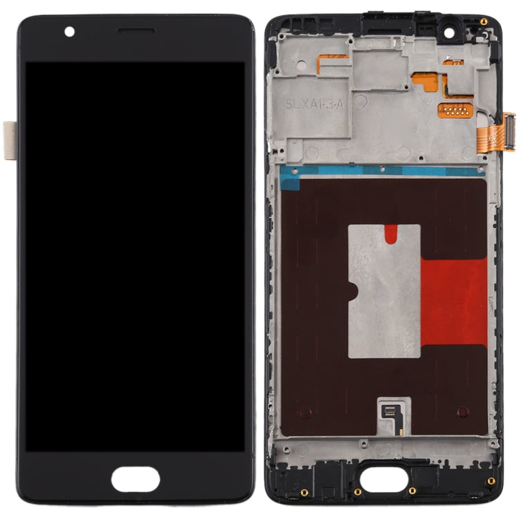 For OnePlus 3 / 3T A3000 A3010 TFT Material LCD Screen and Digitizer Full Assembly with Frame (Black) - free shipping - PMC TechLife - Order now!