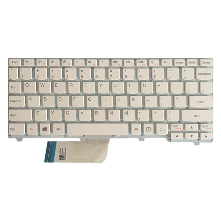 US Version Keyboard for Lenovo ideapad 100S 100S-11IBY(White) - Replacement Keyboards by PMC Jewellery | Online Shopping South Africa | PMC Jewellery