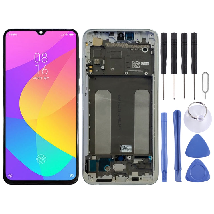 Original LCD Screen for Xiaomi Mi CC9 Digitizer Full Assembly with Frame(Silver) - free shipping - PMC TechLife - Order now!