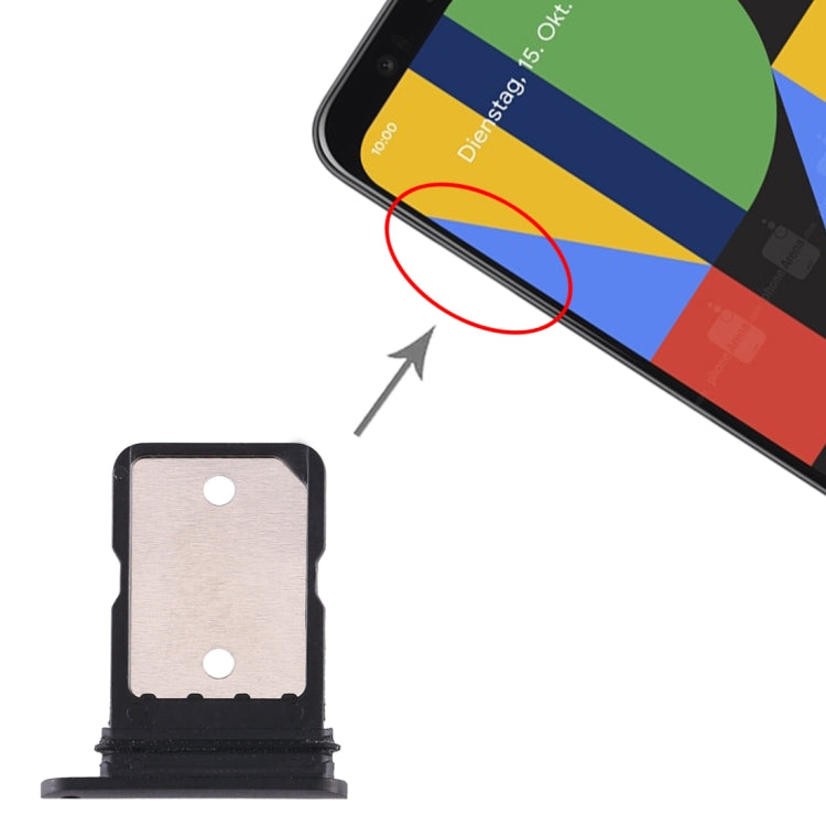 SIM Card Tray for Google Pixel 4 / Pixel 4XL(Black) - free shipping - PMC TechLife - Order now!