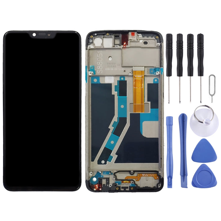 TFT LCD Screen for OPPO A5 / A3s Digitizer Full Assembly with Frame (Black) - LCD Screen by PMC TechLife | Online Shopping South Africa | PMC TechLife