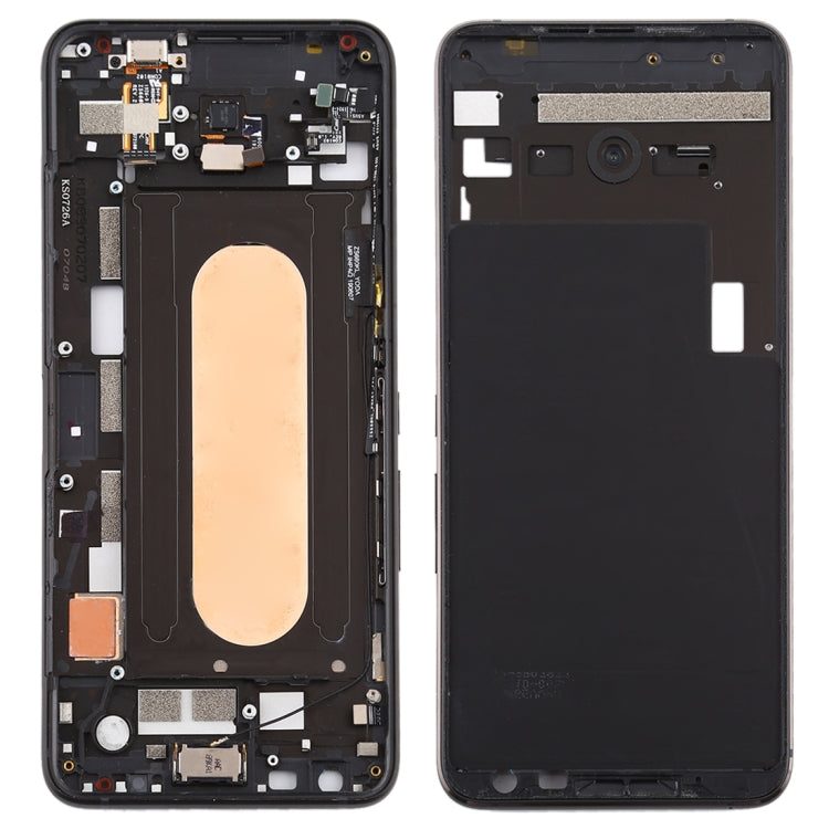 Middle Frame Bezel Plate with Side Keys for Asus ROG Phone II ZS660KL(Black) - Frame Bezel Plate by PMC TechLife | Online Shopping South Africa | PMC TechLife