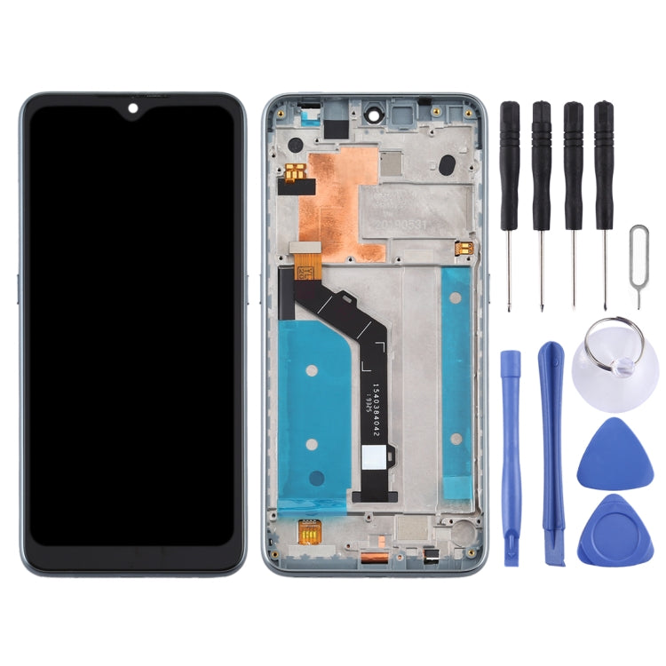 TFT LCD Screen for Nokia 6.2 TA-1198 TA-1200 TA-1187 TA-1201 Digitizer Full Assembly with Frame (Silver) - free shipping - PMC TechLife - Order now!