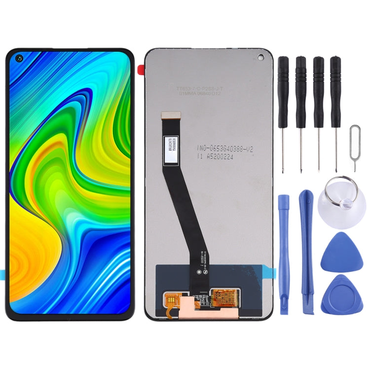 TFT LCD Screen for Xiaomi Redmi Note 9 / Redmi 10X 4G with Digitizer Full Assembly (Black) - free shipping - PMC TechLife - Order now!