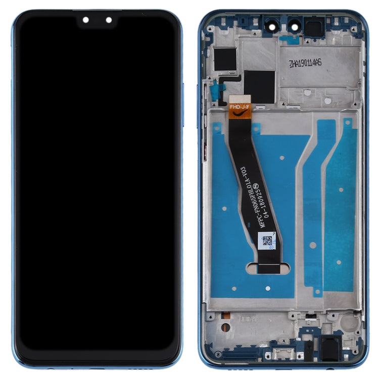 OEM LCD Screen for Huawei Y9 (2019) Digitizer Full Assembly with Frame(Blue) - free shipping - PMC TechLife - Order now!