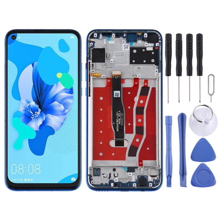 OEM LCD Screen for Huawei Nova 6 SE Digitizer Full Assembly with Frame(Blue) - free shipping - PMC TechLife - Order now!