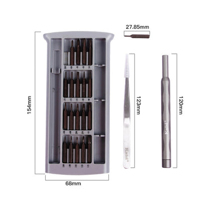 Kaisi K-3022B 22 in1 High Precision Screwdriver Set Magnetic Screwdriver Bits - Screwdriver Set by Kaisi | Online Shopping South Africa | PMC Jewellery | Buy Now Pay Later Mobicred