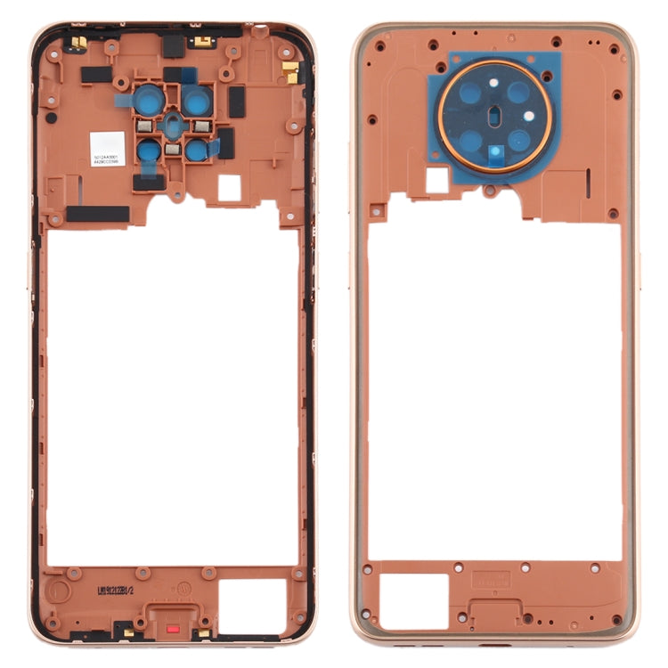 Middle Frame Bezel Plate for Nokia 5.3 TA-1227 / TA-1229 / TA-1223 / TA-12234 (Gold) - Full Housing Cover by PMC TechLife | Online Shopping South Africa | PMC TechLife