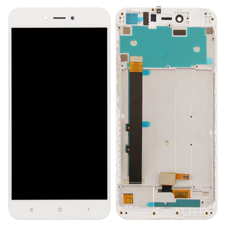TFT LCD Screen for Xiaomi Redmi Note 5A Digitizer Full Assembly with Frame(White) - free shipping - PMC TechLife - Order now!