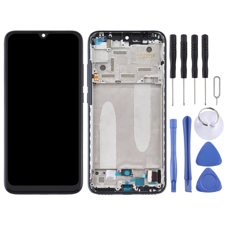 TFT LCD Screen for Xiaomi Mi CC9e / Mi A3 Digitizer Full Assembly with Frame(Black) - free shipping - PMC TechLife - Order now!