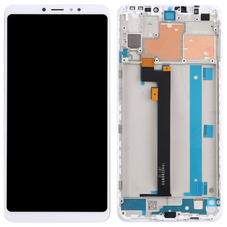 TFT LCD Screen for Xiaomi Mi Max 3 Digitizer Full Assembly with Frame(White) - free shipping - PMC TechLife - Order now!