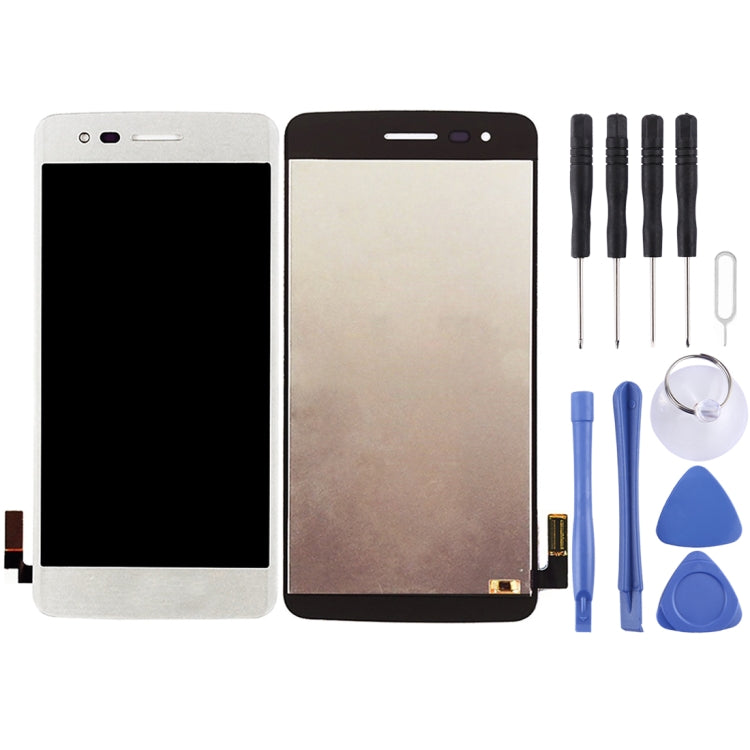 TFT LCD Screen for LG K8 2017 US215 M210 M200N with Digitizer Full Assembly (Silver) - For LG by PMC Jewellery | Online Shopping South Africa | PMC Jewellery