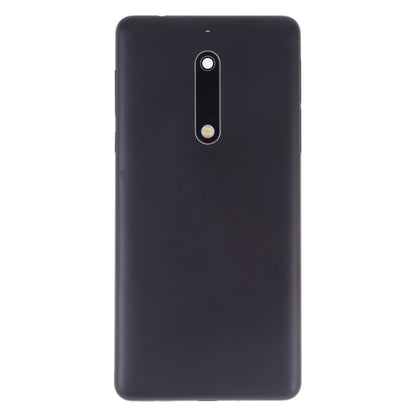 Battery Back Cover with Camera Lens & Side Keys for Nokia 5(Black) - Back Cover by PMC Jewellery | Online Shopping South Africa | PMC Jewellery