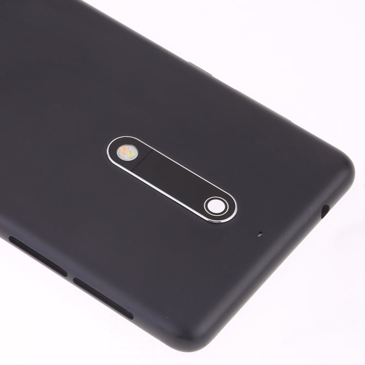 Battery Back Cover with Camera Lens & Side Keys for Nokia 5(Black) - Back Cover by PMC TechLife | Online Shopping South Africa | PMC TechLife