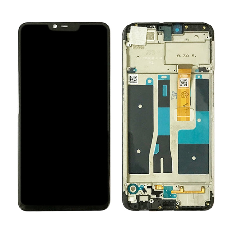 TFT LCD Screen for OPPO A5 / A3s (High Version)Digitizer Full Assembly with Frame (Black) - free shipping - PMC TechLife - Order now!