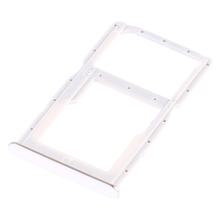 SIM Card Tray + SIM Card Tray / Micro SD Card Tray for Huawei P30 Lite (White) - Card Socket by PMC Jewellery | Online Shopping South Africa | PMC Jewellery