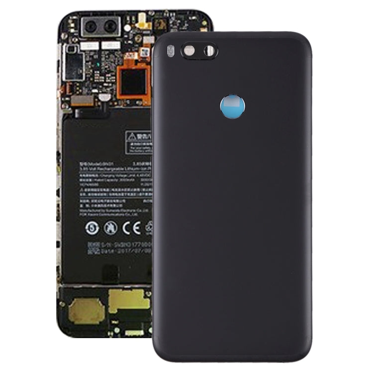Back Cover with Camera Lens for Xiaomi Mi 5X / A1(Black) - Back Cover by PMC TechLife | Online Shopping South Africa | PMC TechLife