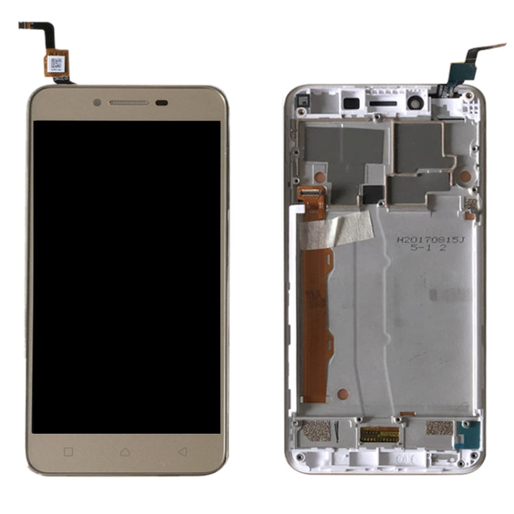 OEM LCD Screen for Lenovo Vibe K5 A6020A40 Digitizer Full Assembly with Frame (Gold) - free shipping - PMC TechLife - Order now!