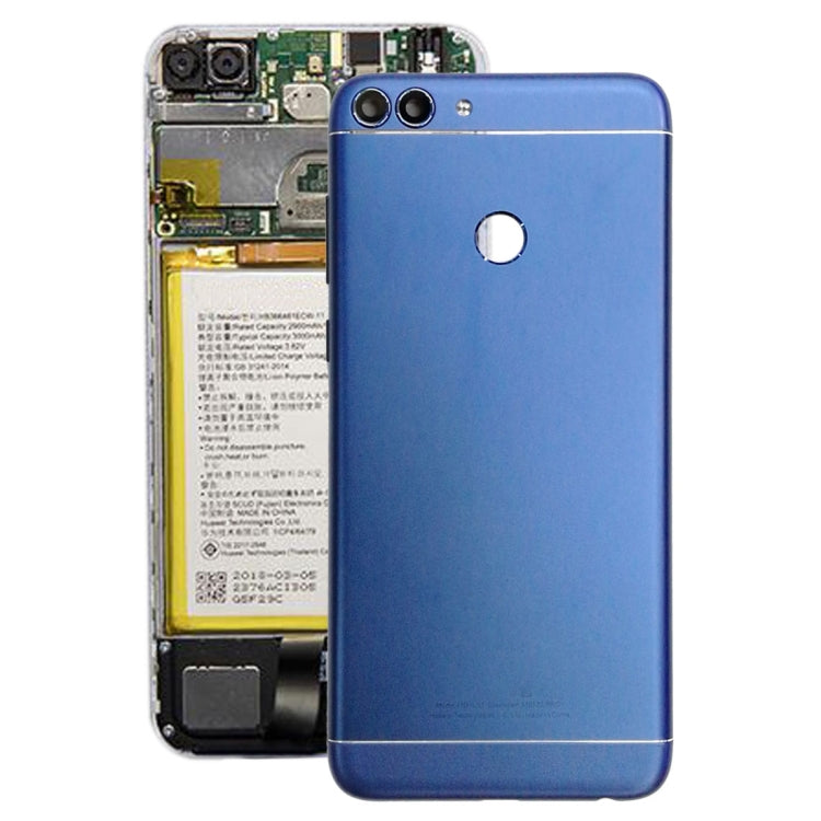 For Huawei P smart (Enjoy 7S) Back Cover(Blue) - Back Cover by PMC TechLife | Online Shopping South Africa | PMC TechLife
