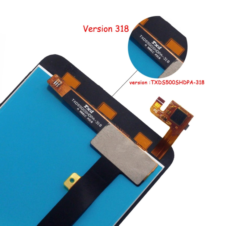 OEM LCD Screen for ZTE Blade A610 A610C with Digitizer Full Assembly (Black) - For ZTE by PMC TechLife | Online Shopping South Africa | PMC TechLife