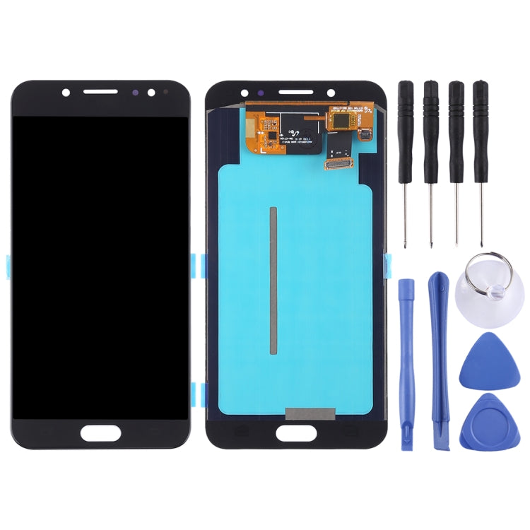 OLED LCD Screen for Galaxy C8, C710F/DS, C7100 with Digitizer Full Assembly (Black) - free shipping - PMC TechLife - Order now!