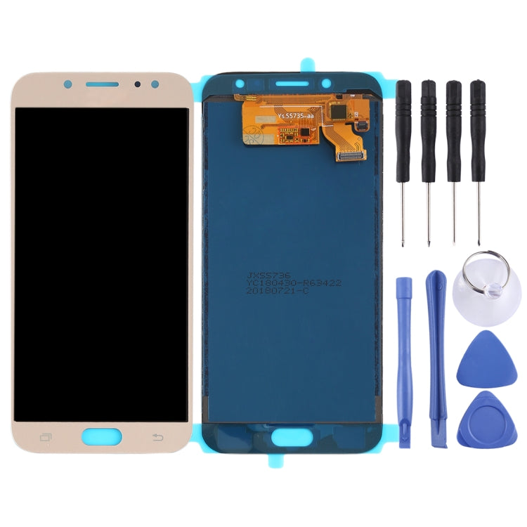 TFT LCD Screen for Galaxy J7 (2017), J730F/DS, J730FM/DS With Digitizer Full Assembly (Gold) - LCD Screen by PMC Jewellery | Online Shopping South Africa | PMC Jewellery