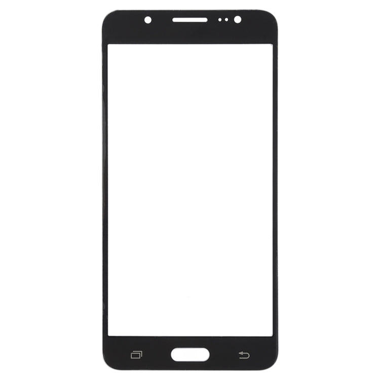 For Samsung Galaxy J5 (2016) / J510FN / J510F / J510G / J510Y / J510M 10pcs Front Screen Outer Glass Lens (Black) - Outer Glass Lens by PMC Jewellery | Online Shopping South Africa | PMC Jewellery