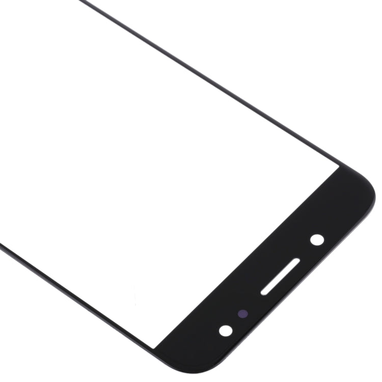 For Samsung Galaxy C8 / C7100, C7(2017) / J7+, C710F/DS 10pcs Front Screen Outer Glass Lens (Black) - Outer Glass Lens by PMC Jewellery | Online Shopping South Africa | PMC Jewellery