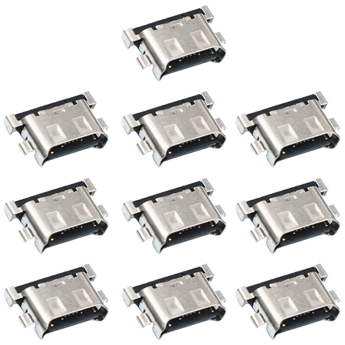 For Galaxy A50  A505F 10pcs Charging Port Connector - Single Tail Connector by PMC Jewellery | Online Shopping South Africa | PMC Jewellery