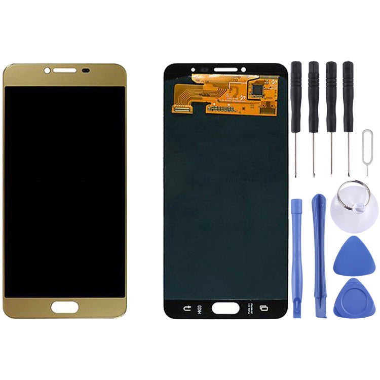 Original LCD Display + Touch Panel for Galaxy C7 / C7000(Gold) - free shipping - PMC TechLife - Order now!
