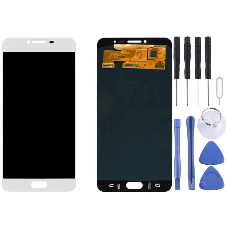 Original LCD Display + Touch Panel for Galaxy C7 / C7000(White) - free shipping - PMC TechLife - Order now!