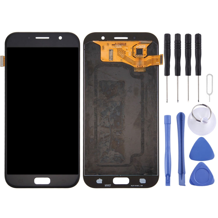 Original Super AMOLED LCD Screen for Galaxy A7 (2017), A720F, A720F/DS with Digitizer Full Assembly (Black) - LCD Screen by PMC Jewellery | Online Shopping South Africa | PMC Jewellery