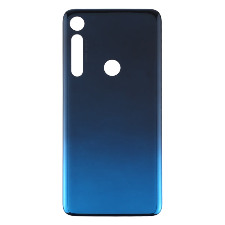 Battery Back Cover for Motorola Moto One Macro (Blue) - Back Cover by PMC TechLife | Online Shopping South Africa | PMC TechLife