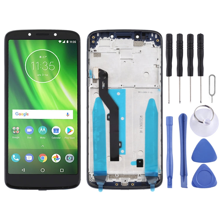 TFT LCD Screen for Motorola Moto G6 Play Digitizer Full Assembly with Frame(Black) - LCD Screen by PMC Jewellery | Online Shopping South Africa | PMC Jewellery