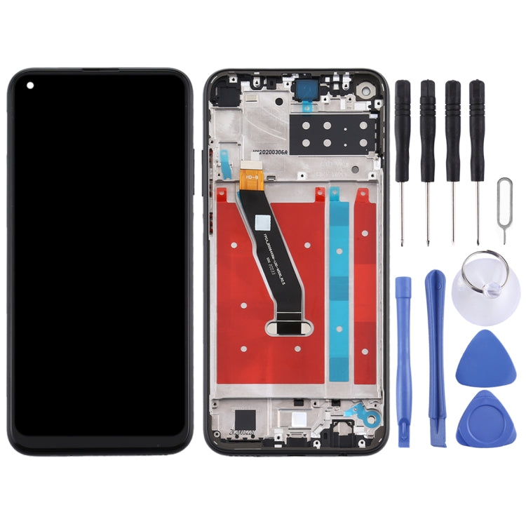 OEM LCD Screen for Huawei P40 Lite E Digitizer Full Assembly with Frame(Black) - free shipping - PMC TechLife - Order now!