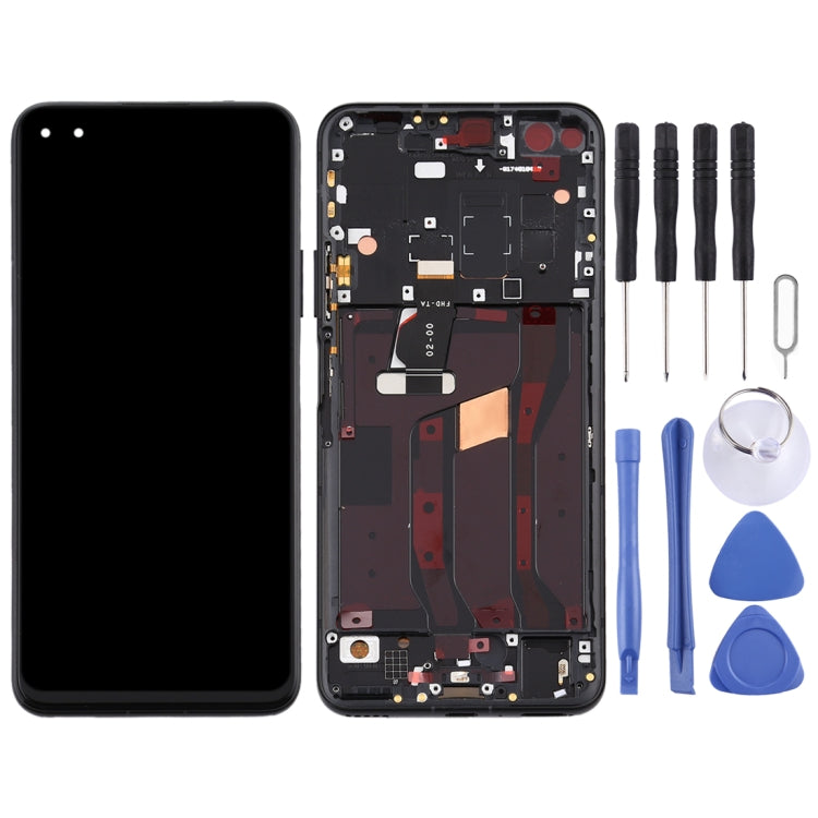 OEM LCD Screen for Huawei Nova 6 5G Digitizer Full Assembly with Frame(Black) - free shipping - PMC TechLife - Order now!