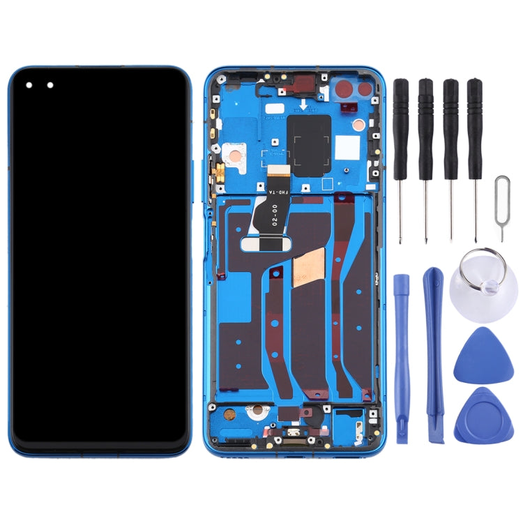 OEM LCD Screen for Huawei Nova 6 5G Digitizer Full Assembly with Frame(Dark Blue) - free shipping - PMC TechLife - Order now!
