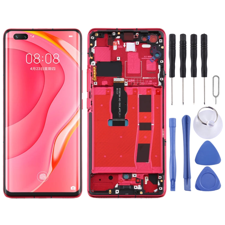 Original OLED LCD Screen for Huawei Nova 7 Pro 5G Digitizer Full Assembly with Frame(Red) - free shipping - PMC TechLife - Order now!