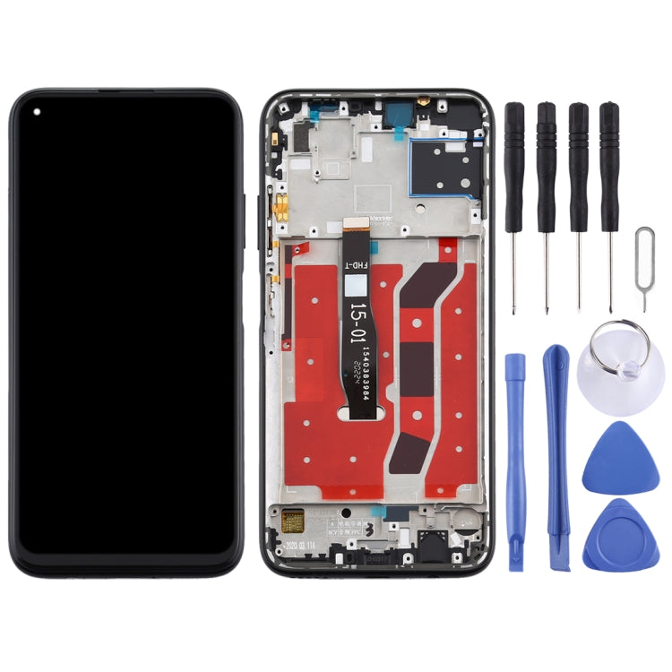 OEM LCD Screen for Huawei P40 Lite Digitizer Full Assembly with Frame(Black) - free shipping - PMC TechLife - Order now!