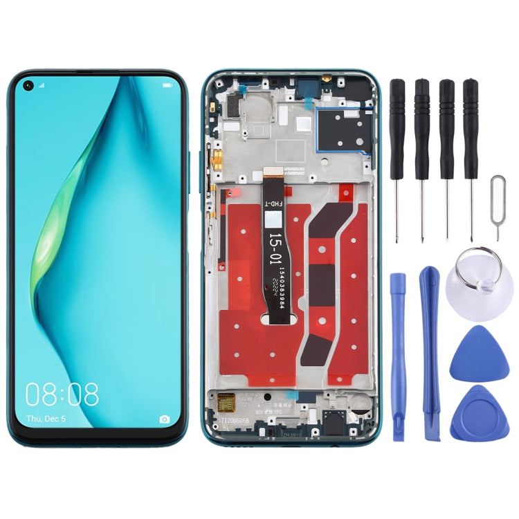 OEM LCD Screen for Huawei P40 Lite Digitizer Full Assembly with Frame���Green) - free shipping - PMC TechLife - Order now!