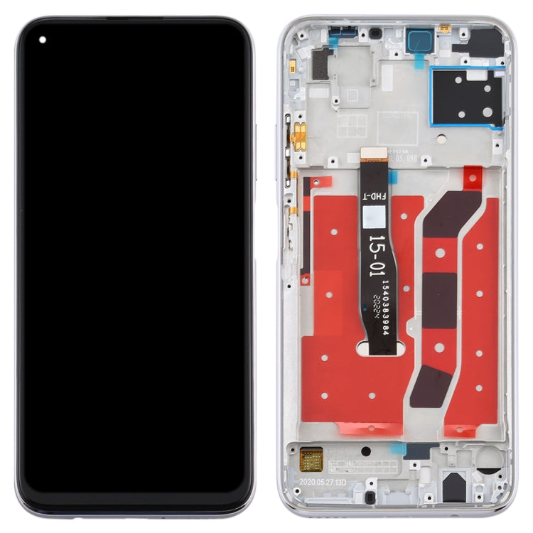 OEM LCD Screen for Huawei P40 Lite Digitizer Full Assembly with Frame(Silver) - free shipping - PMC TechLife - Order now!
