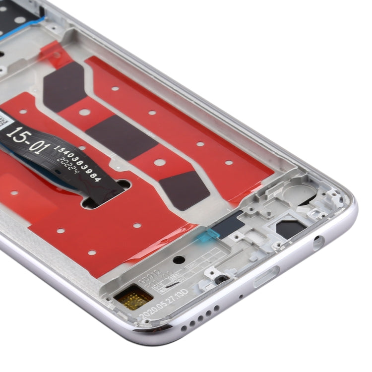 OEM LCD Screen for Huawei P40 Lite Digitizer Full Assembly with Frame(Silver) - free shipping - PMC TechLife - Order now!