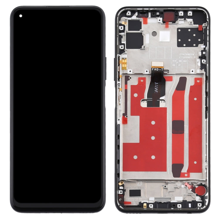 OEM LCD Screen for Huawei Nova 7 SE Digitizer Full Assembly with Frame(Black) - free shipping - PMC TechLife - Order now!